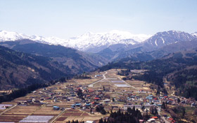 石徹白遠景